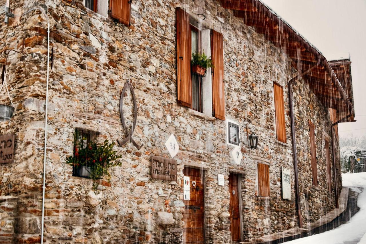 La Roggia - Lake Como Heritage Home In Molino Maufet Watermill - Patio On The Garden Colico Zewnętrze zdjęcie